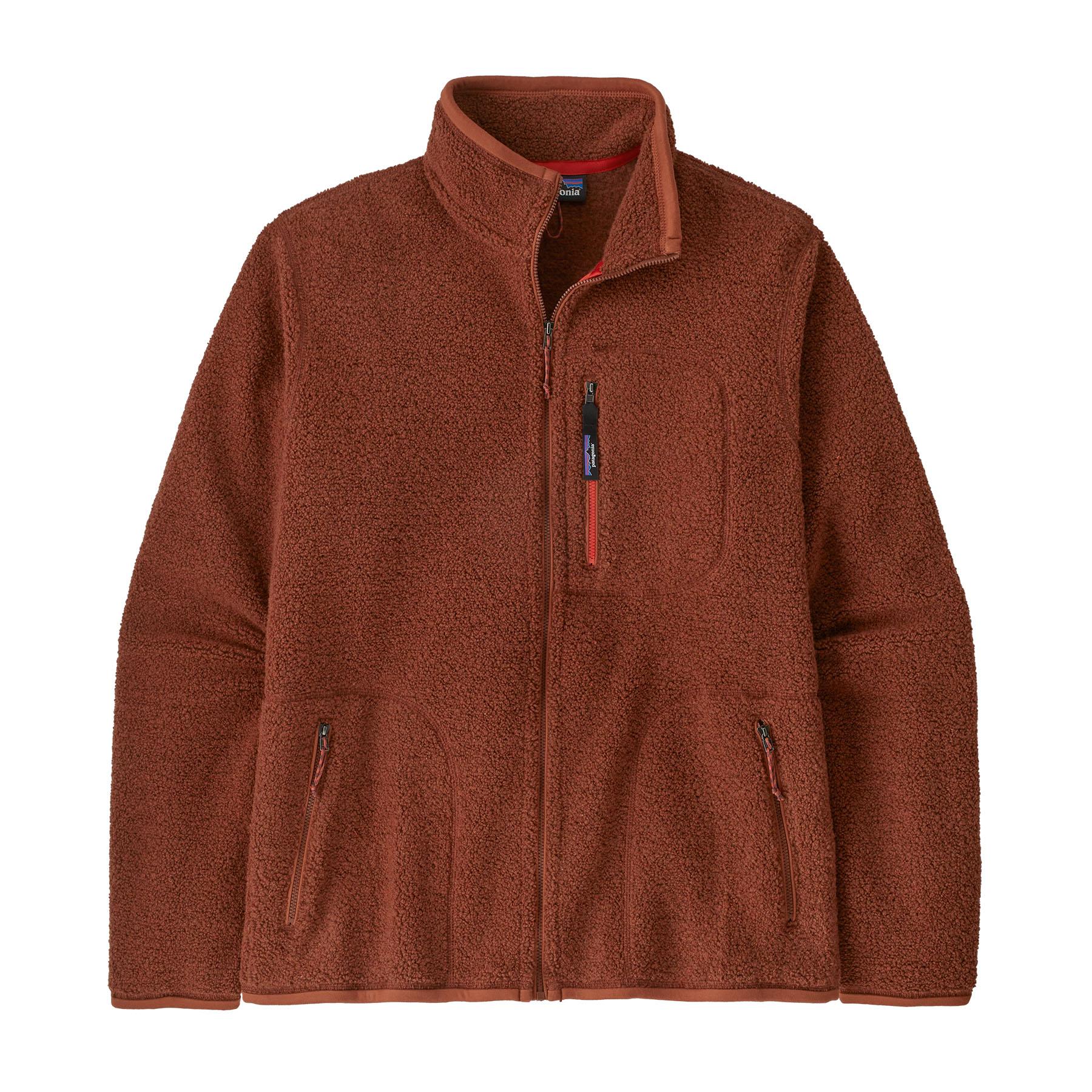 Patagonia Reclaimed Fleece Jacket Men's in Burnished Red